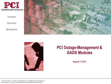 PCI GSMS Bid-to-Bill Solution for SPP Market
