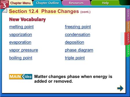 Section 12.4 Phase Changes (cont.)