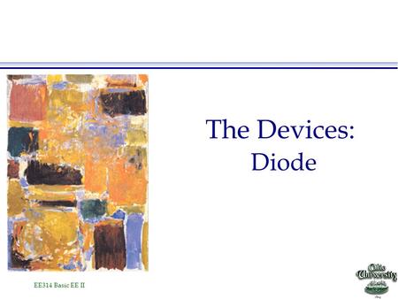 The Devices: Diode.