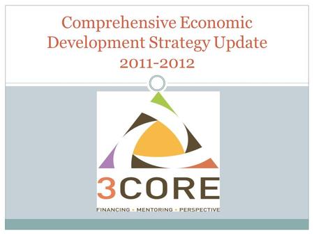 Comprehensive Economic Development Strategy Update 2011-2012.