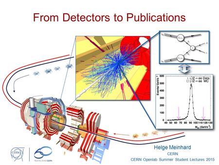 Helge Meinhard CERN CERN Openlab Summer Student Lectures 2015 From Detectors to Publications.