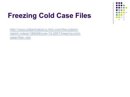 Freezing Cold Case Files  report-videos/183049/june-13-2007/freezing-cold- case-files--otzi.