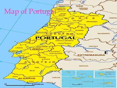 Map of Portugal. This is a picture of Lisbon the capital of Portugal. Lisbon is also the largest city in Portugal.