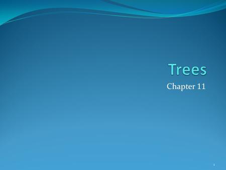 Chapter 11 1. Chapter Summary Introduction to Trees Applications of Trees (not currently included in overheads) Tree Traversal Spanning Trees Minimum.