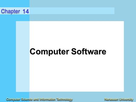 14 Computer Software.
