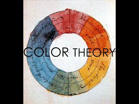 COLOR THEORY.