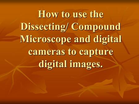A stereo dissecting microscope is normally used to view relatively large specimens at magnifications from about 5X to about 50X. The scope provides a very.