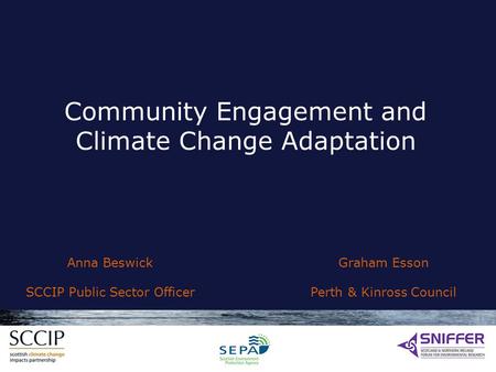 Community Engagement and Climate Change Adaptation