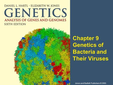 Chapter 9 Genetics of Bacteria and Their Viruses Jones and Bartlett Publishers © 2005.