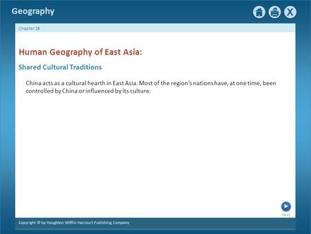 Human Geography of East Asia: