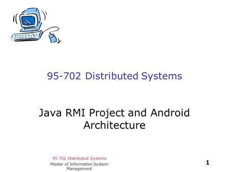 Java RMI Project and Android Architecture