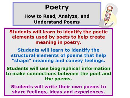 How to Read, Analyze, and Understand Poems