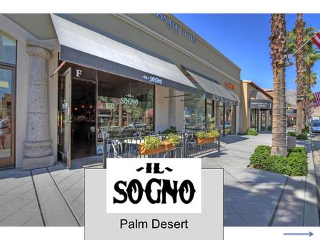 Palm Desert. Index Cover page Introduction History IL SOGNO SPECIALTIESIL SOGNO SPECIALTIES Reviews Expenses Inventory sales NET INCOME.