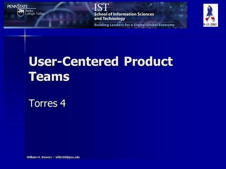 William H. Bowers – User-Centered Product Teams Torres 4.
