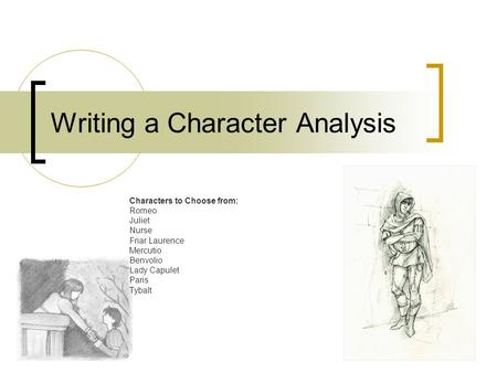 Friar lawrence character analysis essay
