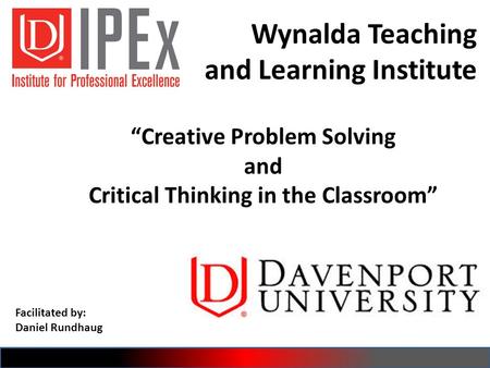 Wynalda Teaching and Learning Institute