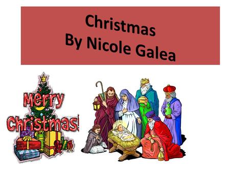Christmas By Nicole Galea
