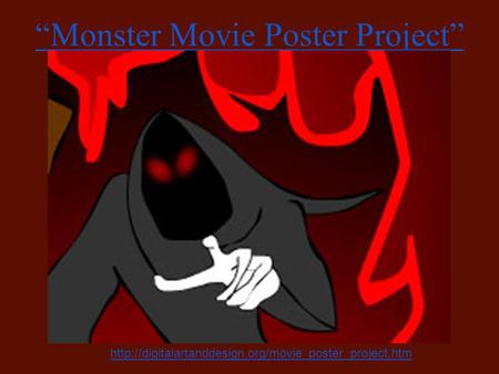 “Monster Movie Poster Project”