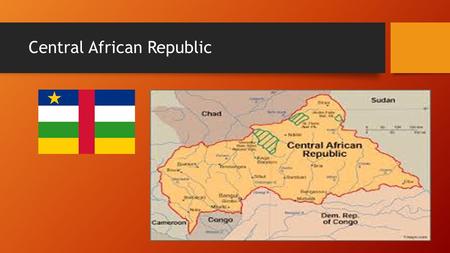 Central African Republic. The basics Landlocked Nation 2.89% arable land Religions: indigenous beliefs 35%, Protestant 25%, Roman Catholic 25%, Muslim.