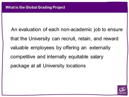 What is the Global Grading Project