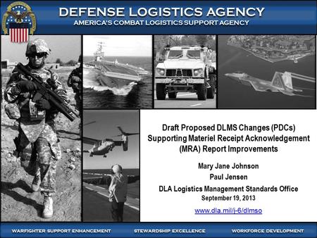 DLA Logistics Management Standards Office September 19, 2013