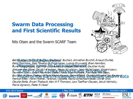 Swarm Data Processing and First Scientific Results