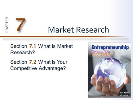 7 Market Research Section 7.1 What Is Market Research?