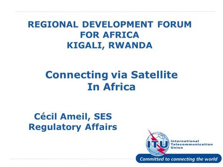 Connecting via Satellite In Africa