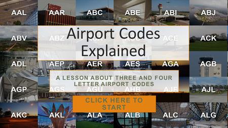 Airport Codes Explained