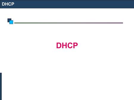 DHCP. DHCP (Dynamic Host Configuration Protocol) is a network service that enables clients to obtain network settings (IP Address, Subnet Mask, Default.