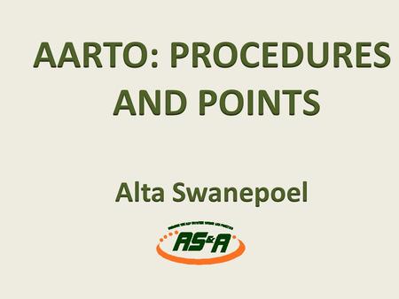 INTRODUCTION AARTO has been implemented on pilot project basis National Road Traffic Act, 1996 and AARTO Act, 1998 must be used in conjunction with each.