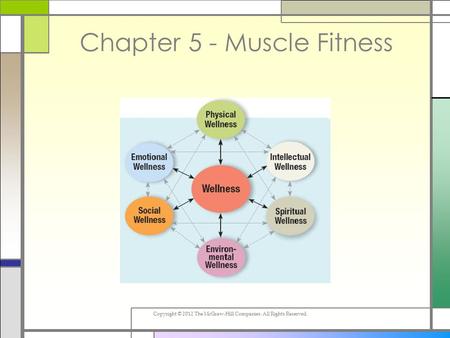 Copyright © 2012 The McGraw-Hill Companies. All Rights Reserved. Chapter 5 - Muscle Fitness.