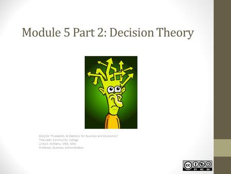 Module 5 Part 2: Decision Theory