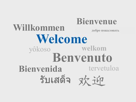 Добро пожаловать Welcome Bienvenue Willkommen Benvenuto Bienvenida yôkoso tervetuloa welkom.