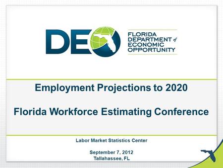 Employment Projections -- Background