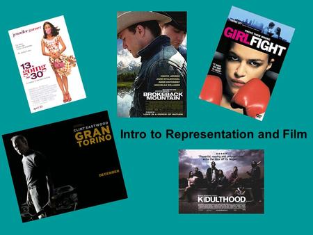 Intro to Representation and Film. A Representation Recap What is meant by representation? What is meant by demographic? What factors determine a demographic?