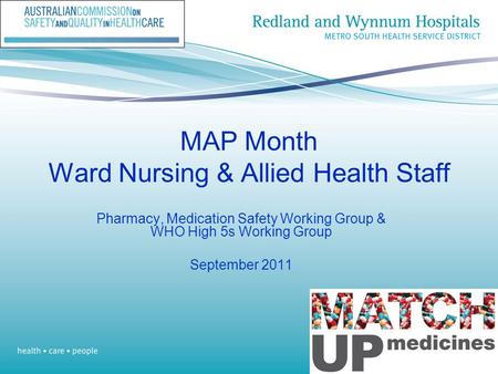 MAP Month Ward Nursing & Allied Health Staff