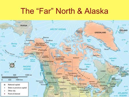 The “Far” North & Alaska. Physical Geography Three physiographic provinces: –The Northwest An extension of the high mountain Cordillera and the Pacific.
