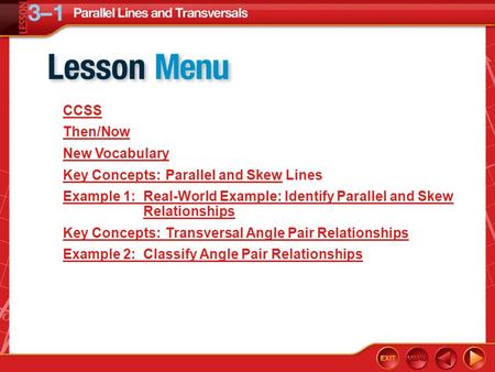 Key Concepts: Parallel and Skew Lines