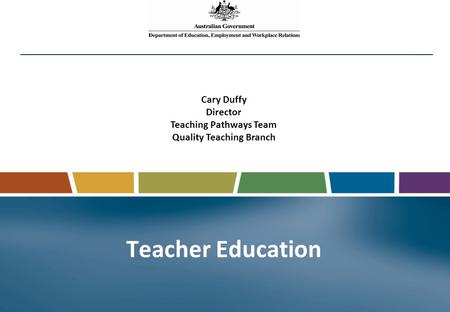 Teaching Pathways Team Quality Teaching Branch
