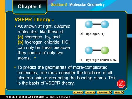 Section 5  Molecular Geometry