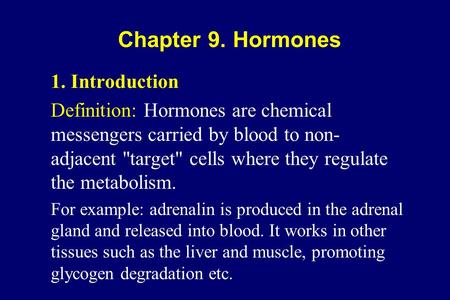 Sexual hormones definition