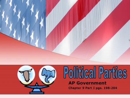 AP Government Chapter 9 Part I pgs
