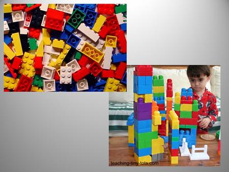 What we need… Lego Duplo Mega Bloks Build and Play.