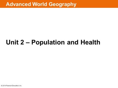 Advanced World Geography