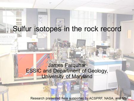 Sulfur isotopes in the rock record