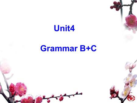 Unit4 Grammar B+C.