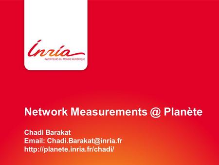 Network Planète Chadi Barakat