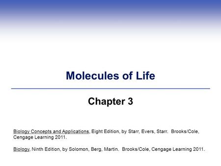 Molecules of Life Chapter 3