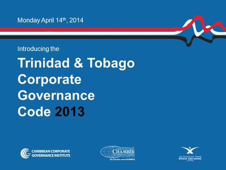 Trinidad & Tobago Corporate Governance Code 2013